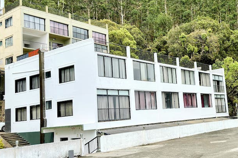 Scenic Exterior View of a Beautiful Vue Munnar Retreat Resort Nestled in Munnar Hills