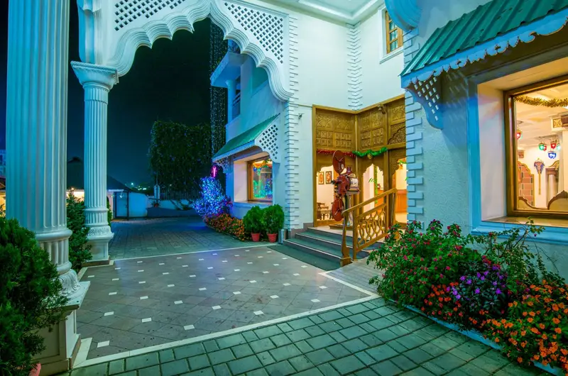 Scenic Exterior View of a Beautiful Sivertips Hotels Nestled in Munnar Hills