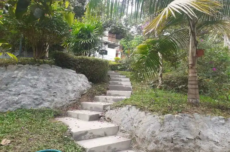Stunning outdoor setting with refreshing surroundings at  Mushroom Valley Cottage