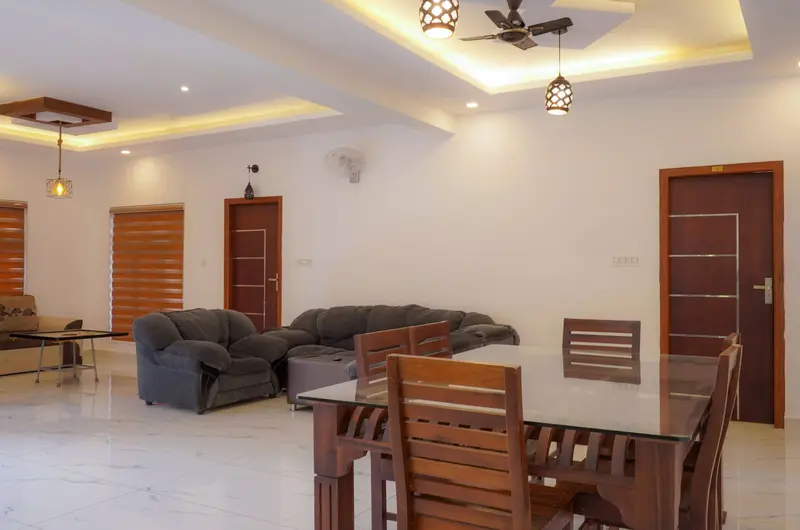 Bright and airy interior space with modern charm at Kalt Munnar Homestay