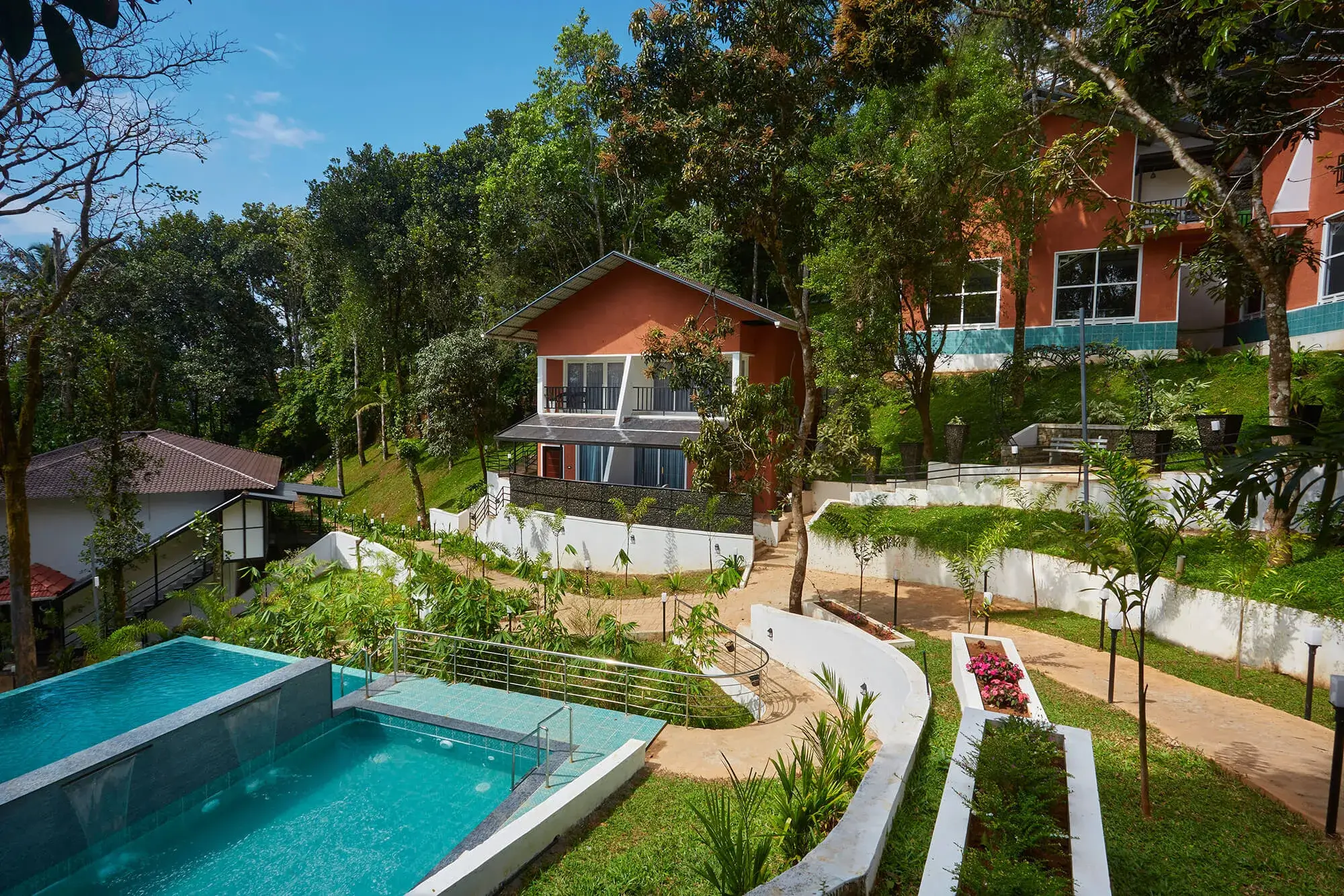 Exterior view of Snow Drop Pool Villa By Era Resort with swimming pool