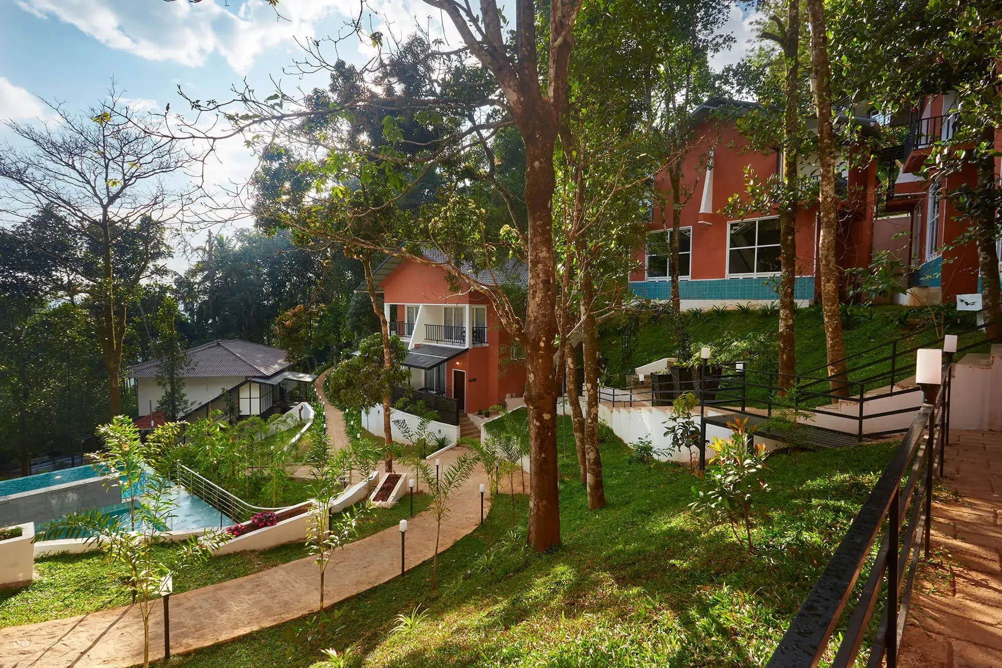 Forest hillside resort villas at Snow Drop Pool Villa By Era Resort