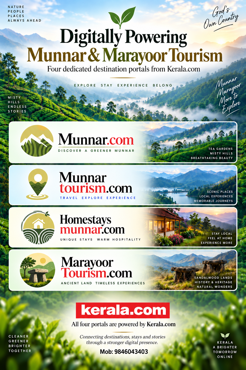 Digitally Powering Munnar & Marayoor Tourism